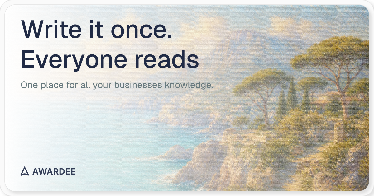 Knowledge Base & Help Center | Awardee